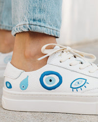 The Ibiza Platform - Evil Eye - Oasis White - Women's - Women - White - Soludos - 