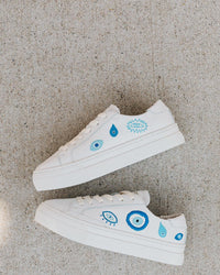 The Ibiza Platform - Evil Eye - Oasis White - Women's - Women - White - Soludos - 