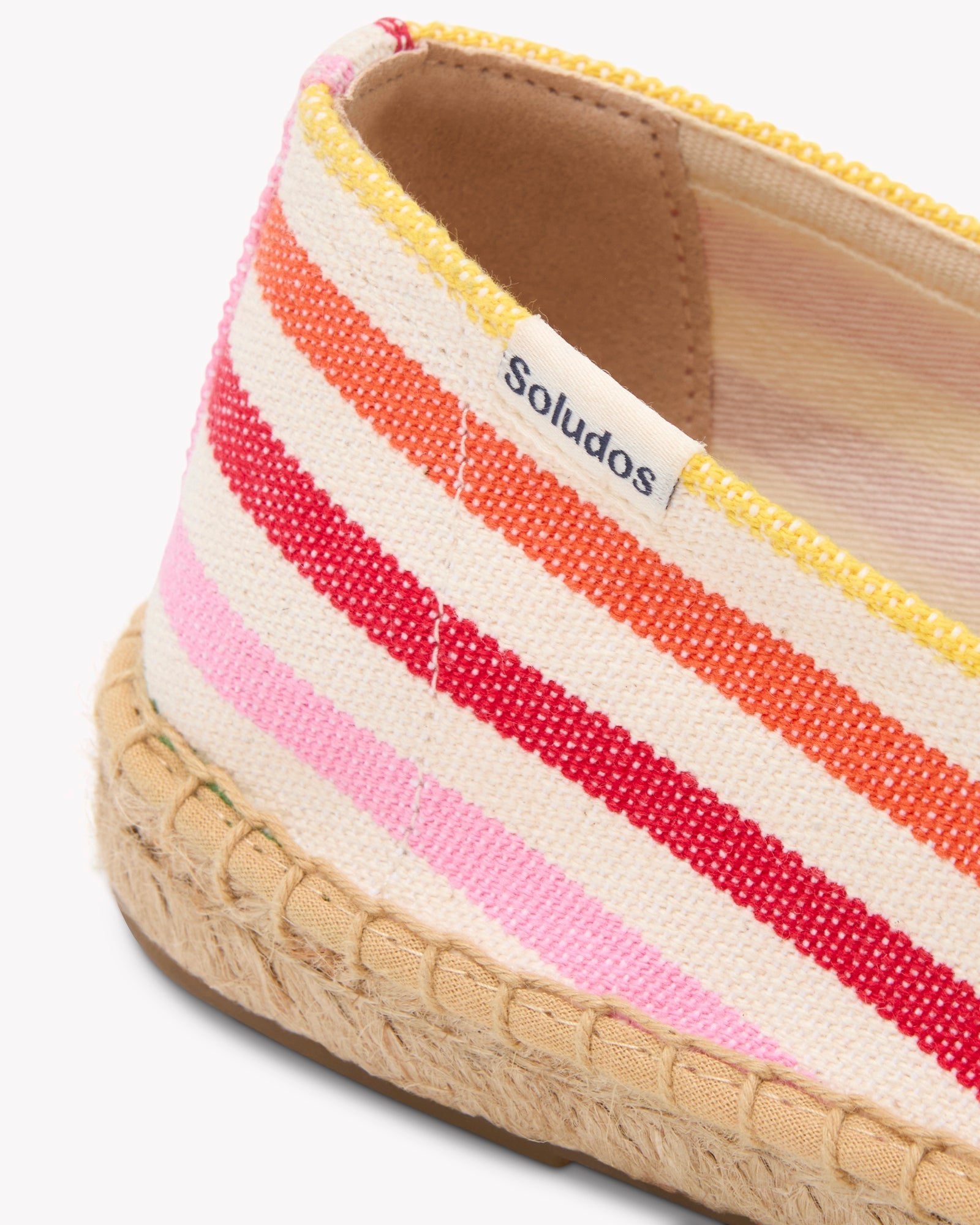 The Original Espadrille - Classic Stripes - Rainbow - Women's - Women's Espadrilles - Rainbow - Soludos -