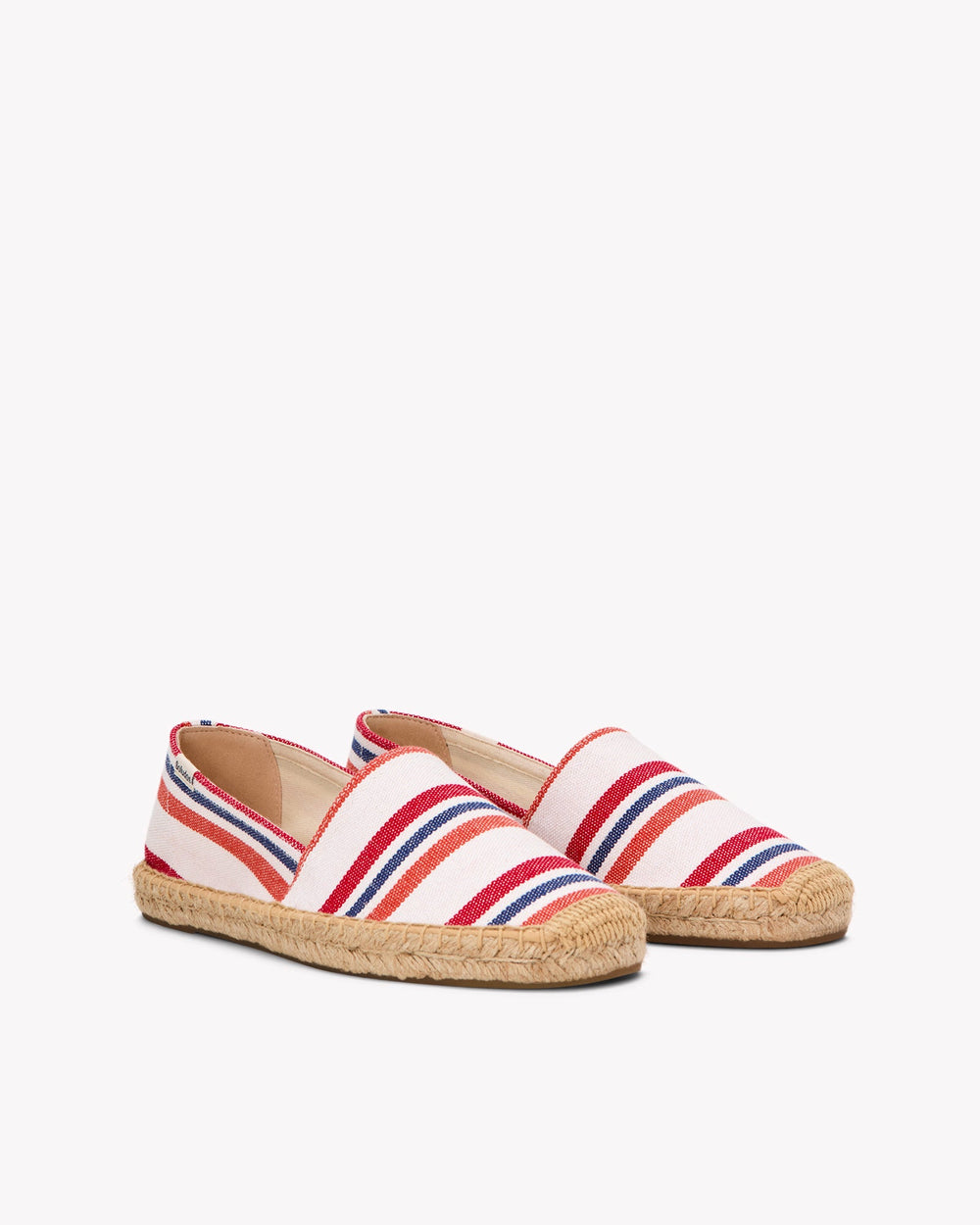 The Original Espadrille - Beach Stripes - Red / Orange / Blue - Women's