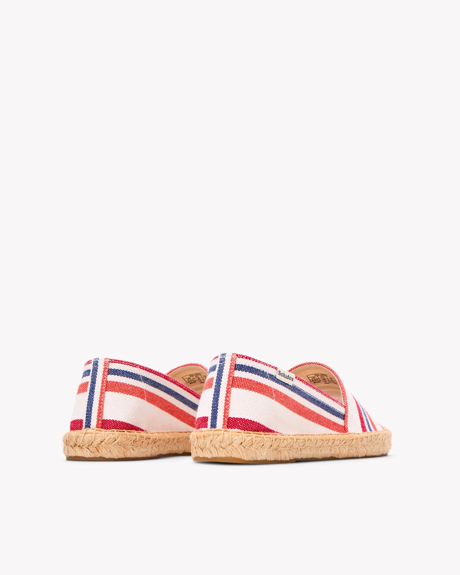 The Original Espadrille - Beach Stripes - Red / Orange / Blue - Women's