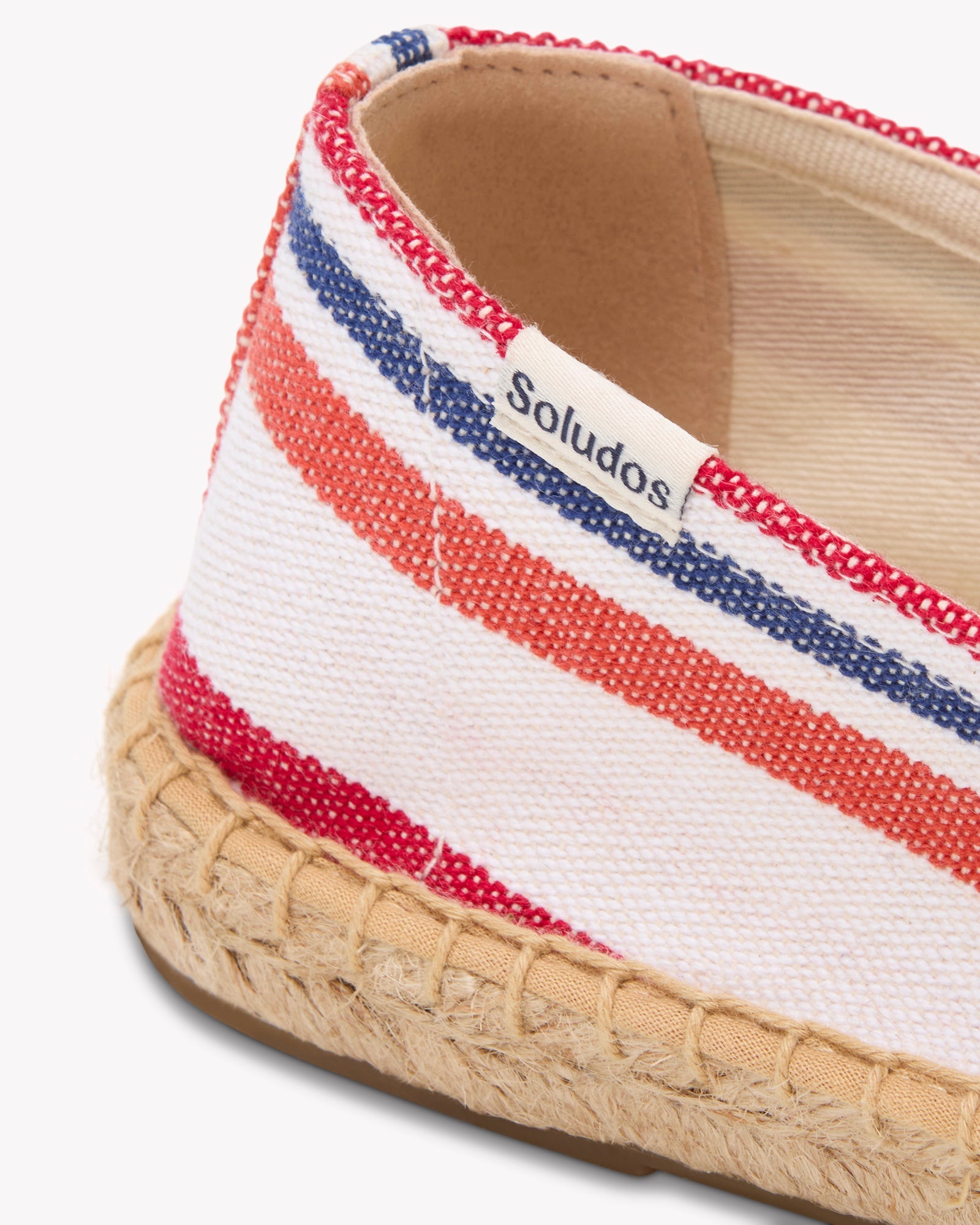 The Original Espadrille - Beach Stripes - Red / Orange / Blue - Women's