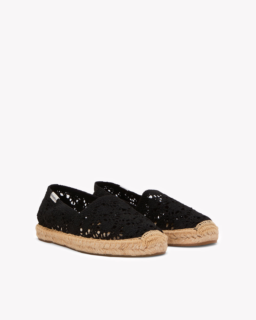 The Original Espadrille - Crochet - Noche Black - Women's