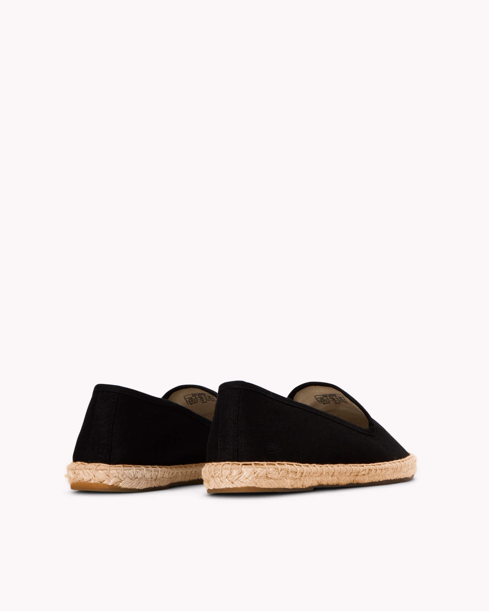 The Smoking Slipper - Tonal Piping - Tonal Black - Women's