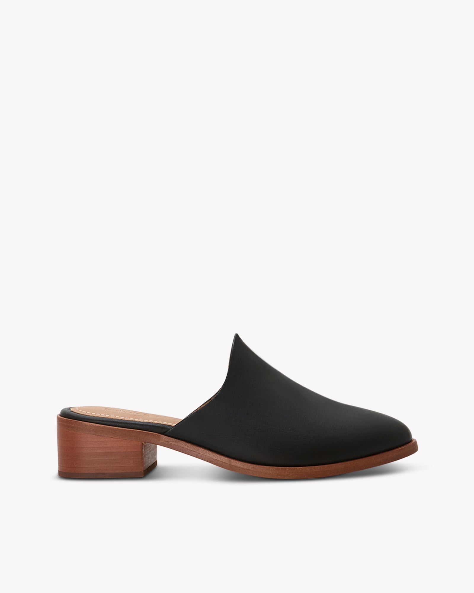 The Venetian Mule - Leather - Black - Women's