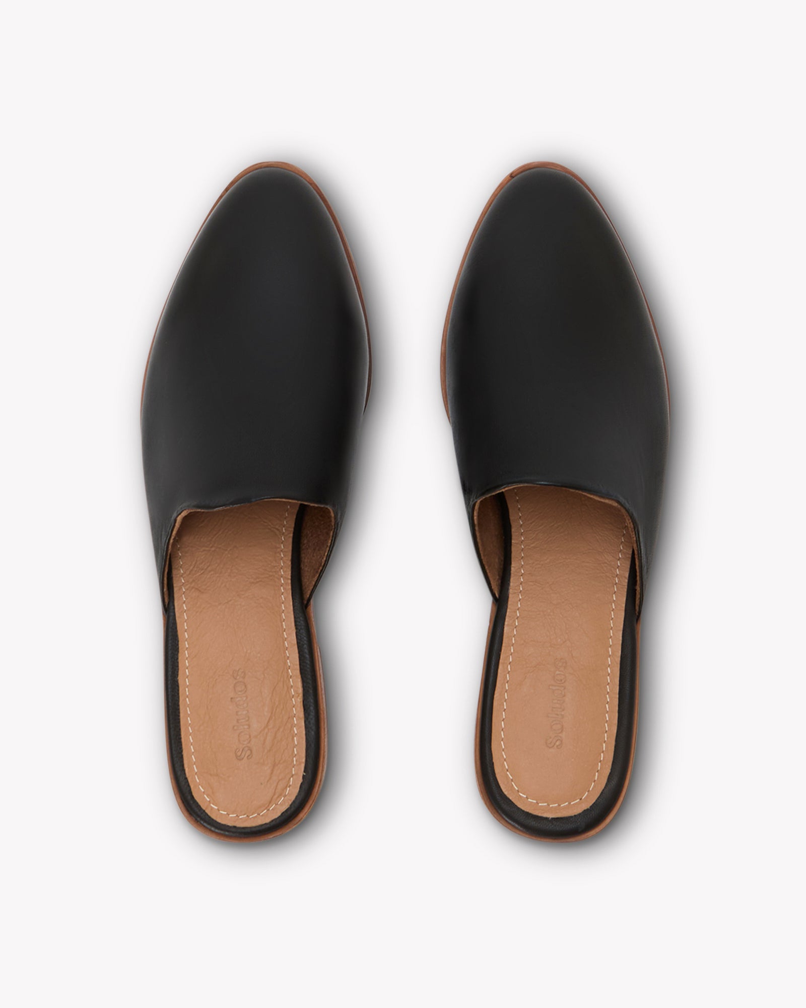 The Venetian Mule - Leather - Black - Women's