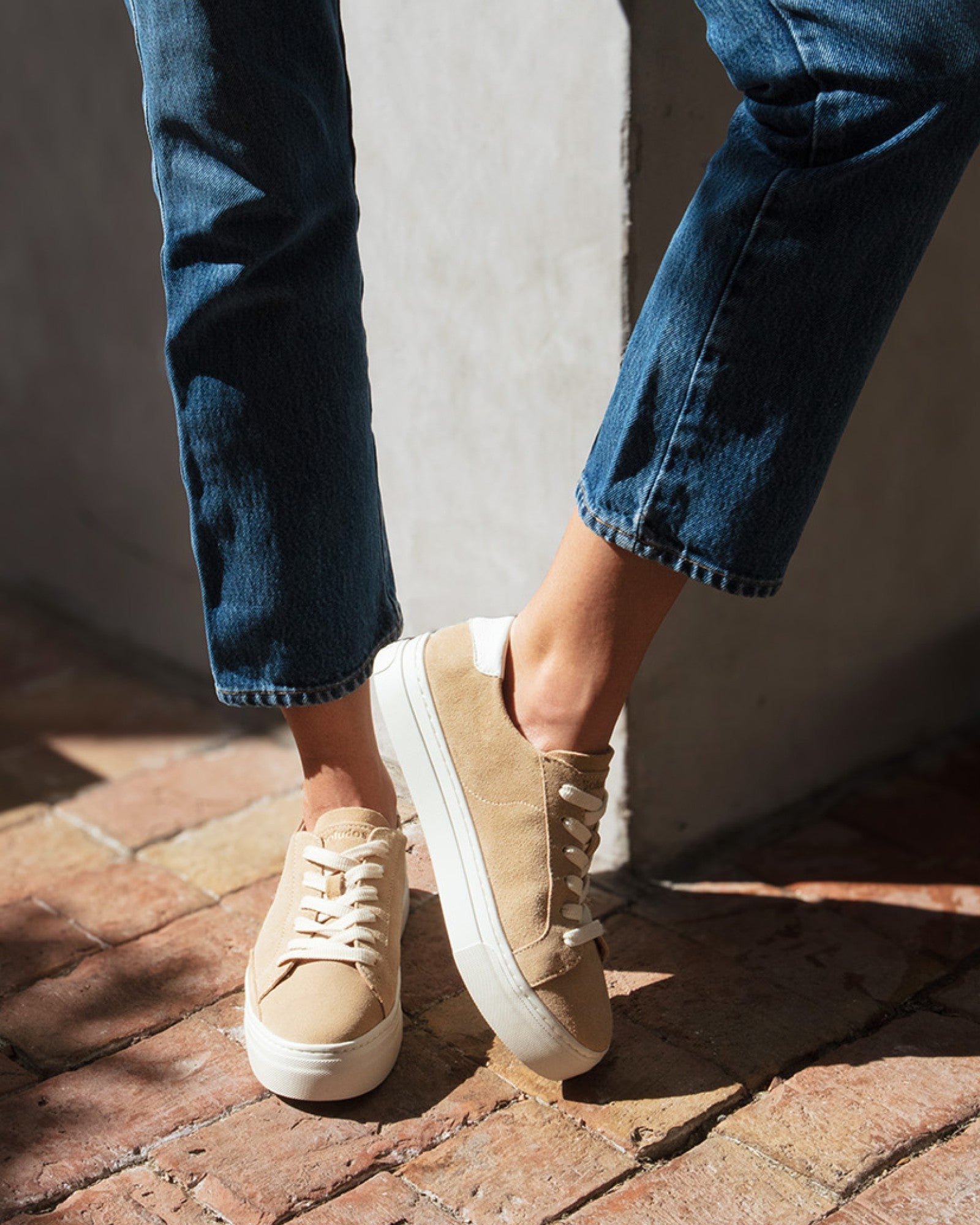 The Ibiza Platform - Suede - Sand Tan - Women's